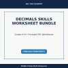 Decimals Skills Worksheet Bundle | Grades 6–8 Math Practice, Printable PDF Worksheets