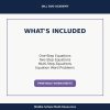 Equations Worksheet Bundle | Grades 7–9 Math Practice, Printable PDF Worksheets