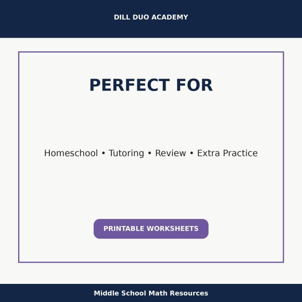 Equations Worksheet Bundle | Grades 7–9 Math Practice, Printable PDF Worksheets