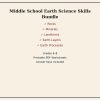 Middle School Earth Science Skills Bundle | Grades 6–8 Printable PDF Worksheets, Homeschool Science