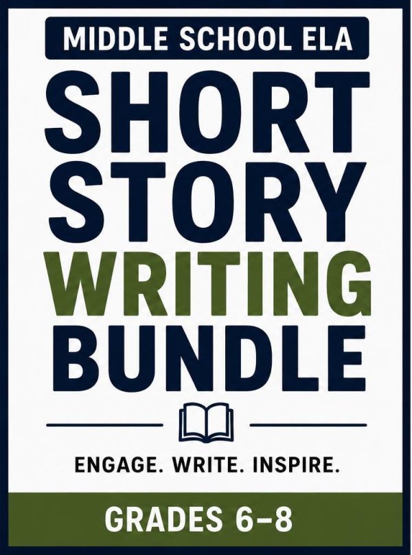 Short Story Writing Bundle | Middle School ELA Printable PDF, Grades 6-8 Creative Writing