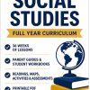 8th Grade Homeschool Curriculum Bundle | Full Year Math, ELA, Science, Social Studies (Printable PDF)