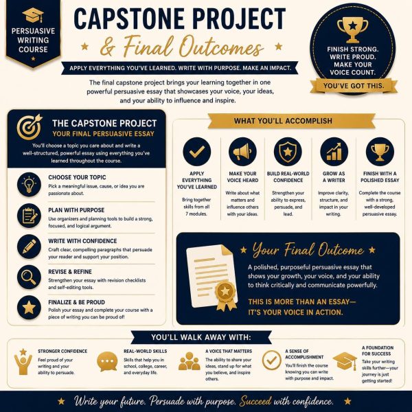 Persuasive Writing Course Bundle | Grades 6-12 Homeschool Printable PDF