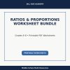 Ratios & Proportions Worksheet Bundle | Grades 6–8 Math Practice, Printable PDF Worksheets