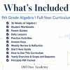 il_fullxfull.8118399146_trut.jpg 9th Grade Algebra I Curriculum | Full Year Homeschool Math PDF, Student Workbooks & Parent Guides