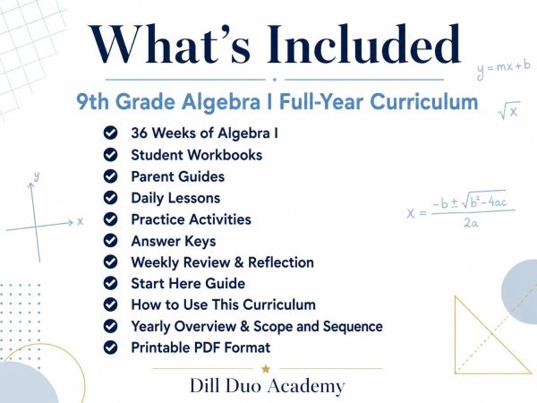 il_fullxfull.8118399146_trut.jpg 9th Grade Algebra I Curriculum | Full Year Homeschool Math PDF, Student Workbooks & Parent Guides