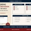 Middle School Reading Comprehension Skills Bundle | Grades 6–8 Printable PDF, Homeschool ELA Reading