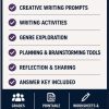 il_fullxfull.8139523471_rd5t.jpg Creative Writing Prompts Bundle | Middle School ELA Printable PDF, Grades 6-8 Writing Worksheets