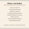 Homeschool Attendance Tracker Pack | Printable Record Keeping Forms (Digital Download)