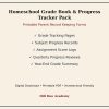 Homeschool Grade Book & Progress Tracker Pack (Digital Download)
