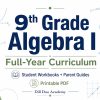 il_fullxfull.8166309537_5q3t.jpg 9th Grade Algebra I Curriculum | Full Year Homeschool Math PDF, Student Workbooks & Parent Guides