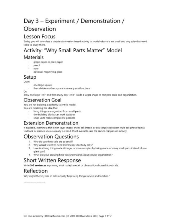 8th Grade Science Full Year Curriculum | 36 Week Homeschool Science Printable PDF Bundle