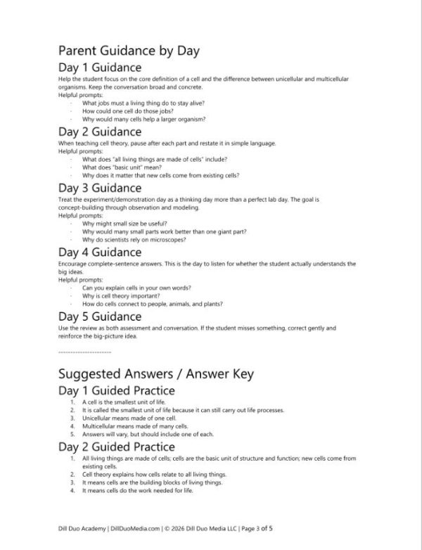 8th Grade Science Full Year Curriculum | 36 Week Homeschool Science Printable PDF Bundle