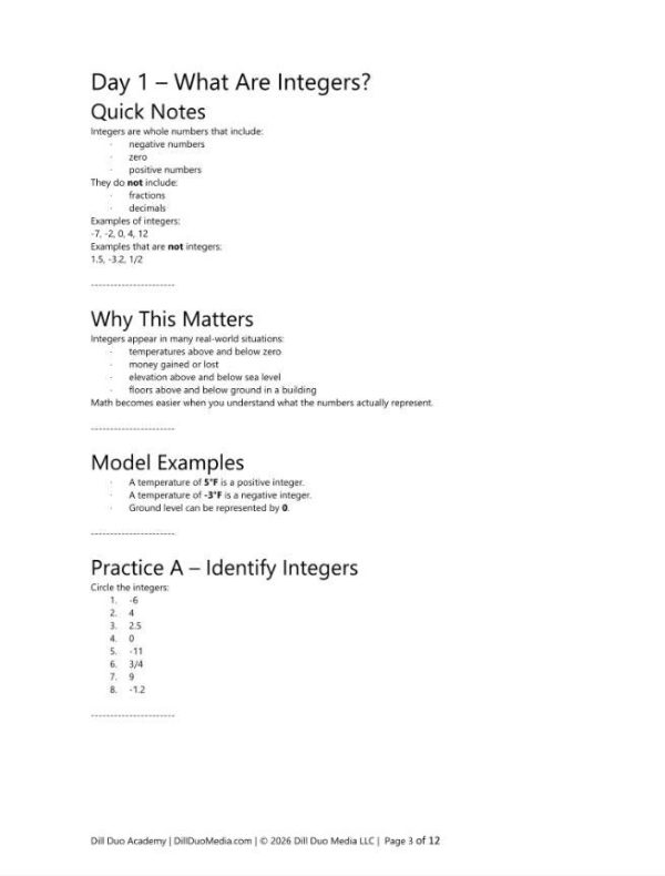 8th Grade Math Full Year Curriculum | 36 Week Homeschool Printable PDF Bundle