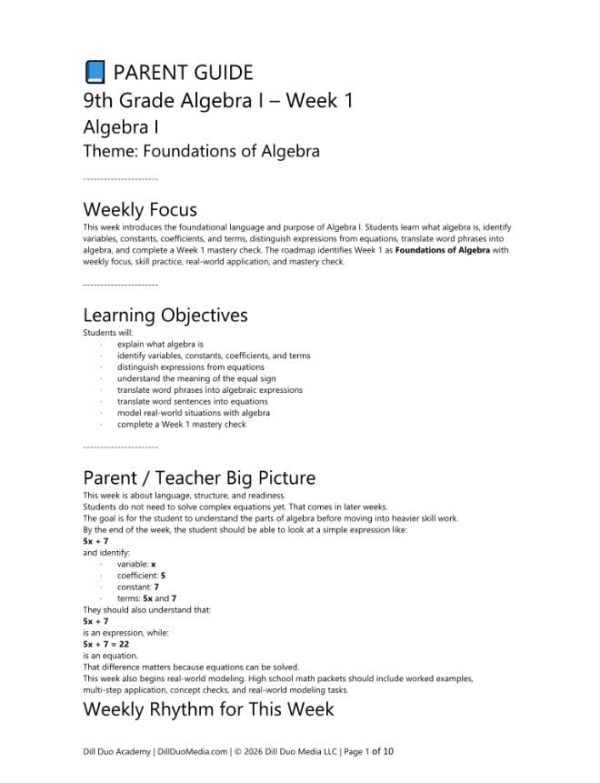 il_fullxfull.8281368189_eiyt.jpg 9th Grade Algebra I Curriculum | Full Year Homeschool Math PDF, Student Workbooks & Parent Guides
